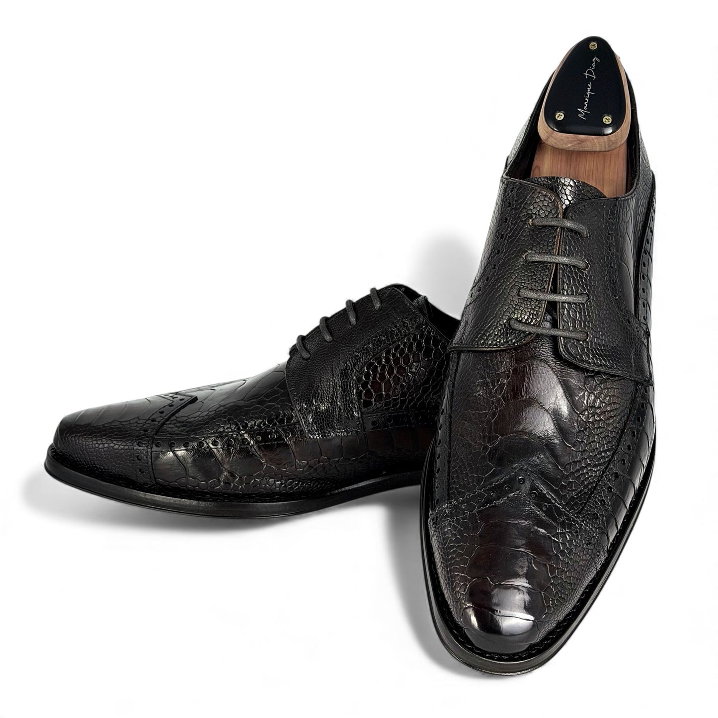 NIGERIA PATA DE AVESTRUZ BROWN