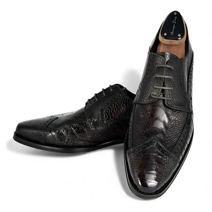 NIGERIA PATA DE AVESTRUZ BROWN