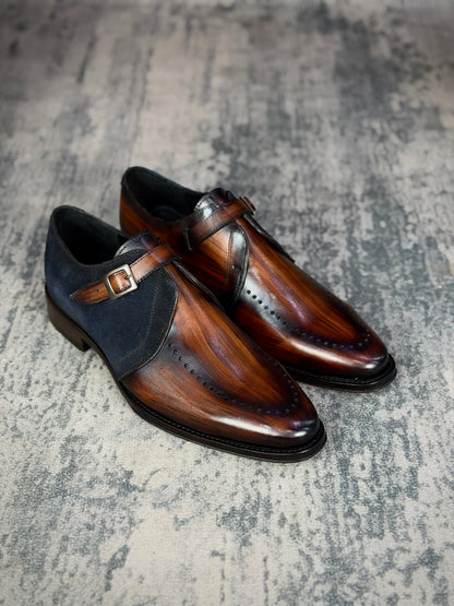 SUDÁFRICA LEATHER/SUEDE BLUE