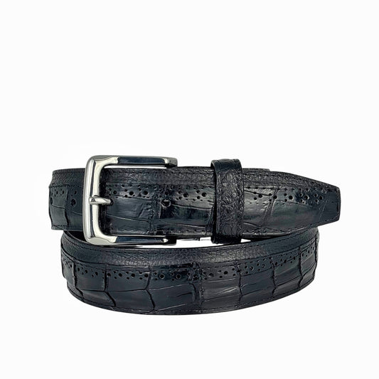 DRESS BELT COCODRILO BLACK