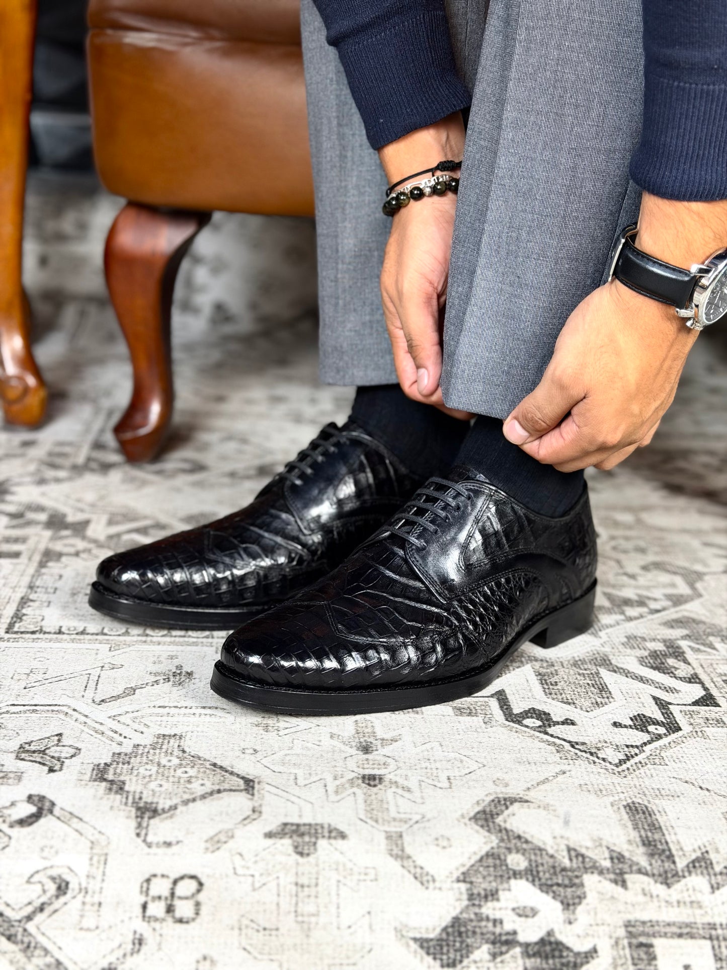 MADRID COCODRILO BLACK