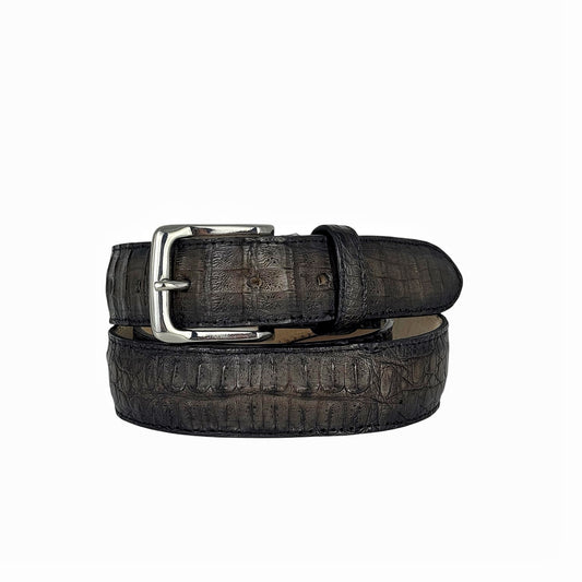 DRESS BELT COCODRILO GREY