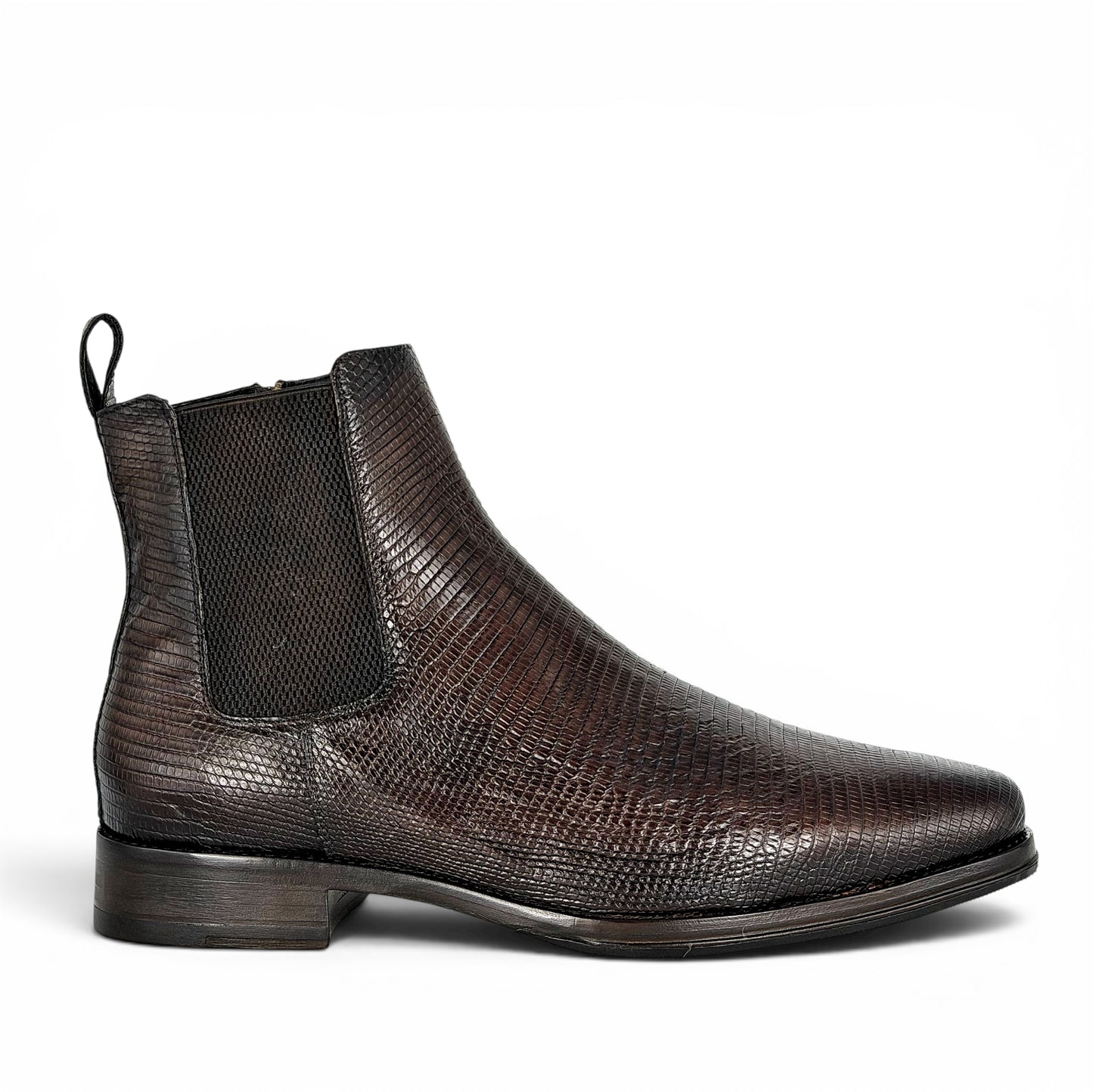 CHELSEA W/CIERRE LIZARD BROWN