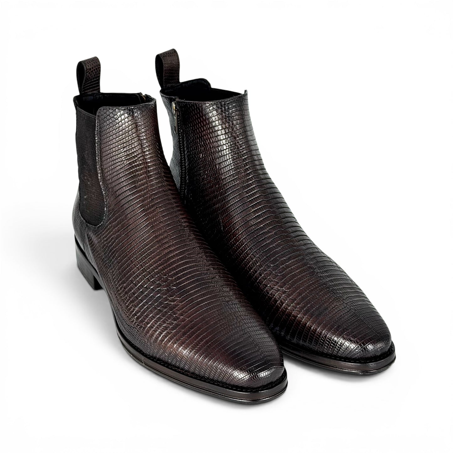 CHELSEA W/CIERRE LIZARD BROWN