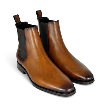 CHELSEA HIGH LEATHER HONEY