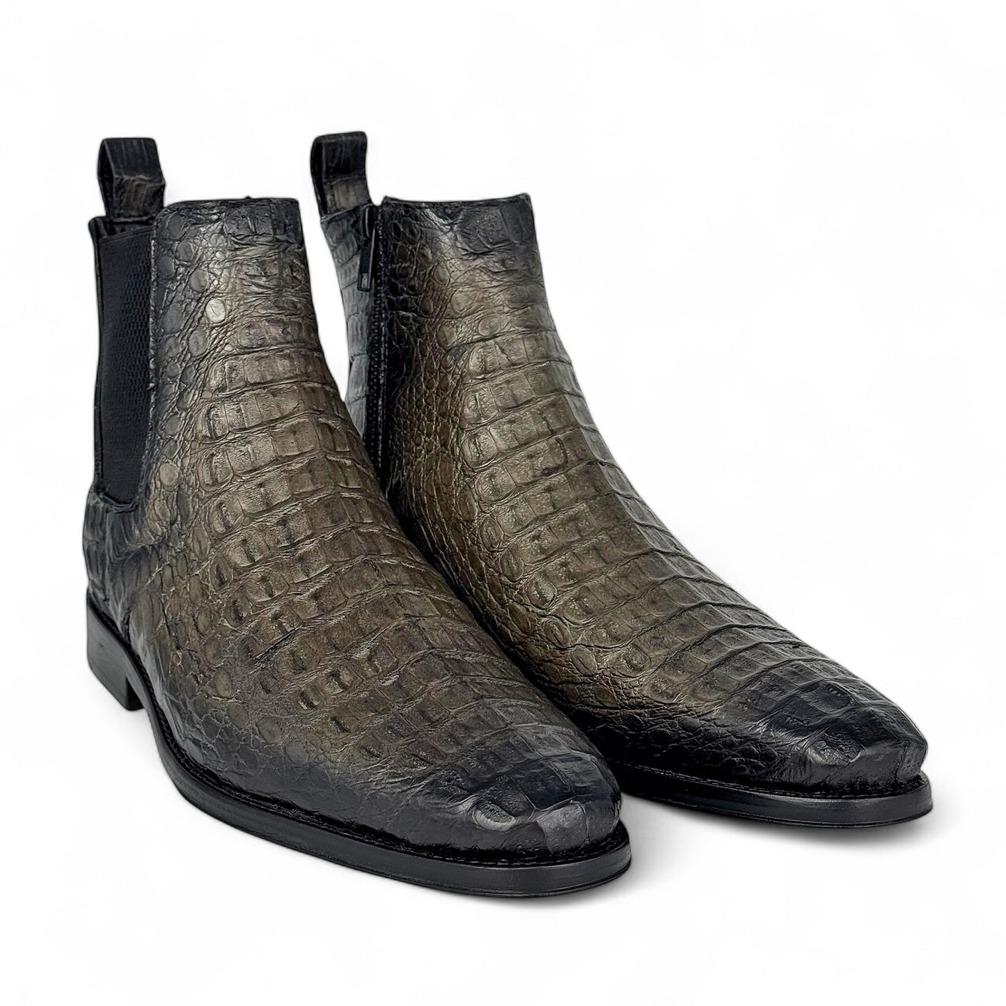 CHELSEA W/CIERRE LOMO COCODRILO GREY