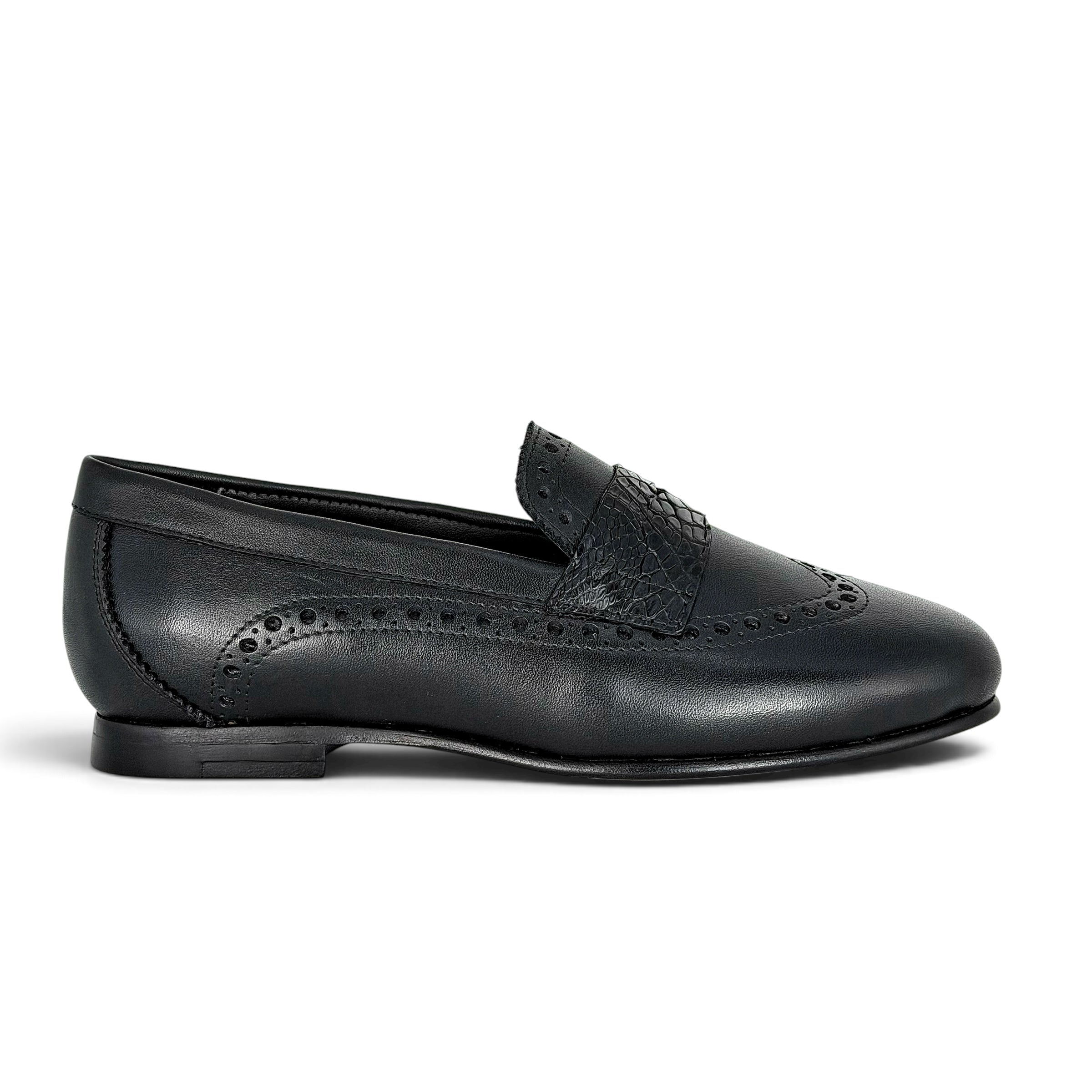 VENECIA W/COCODRILO BLACK