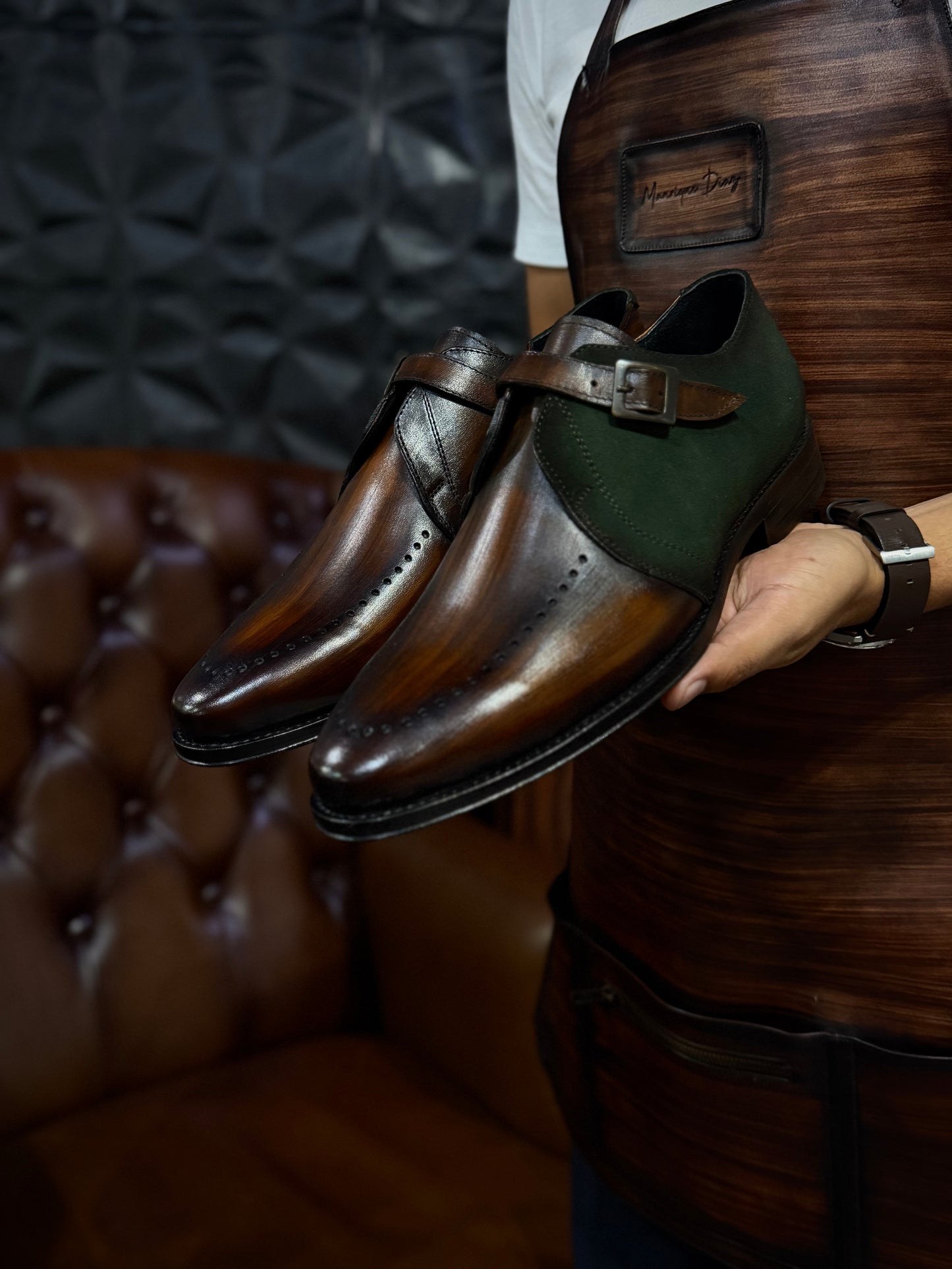 SUDÁFRICA LEATHER/SUEDE ST/BROWN