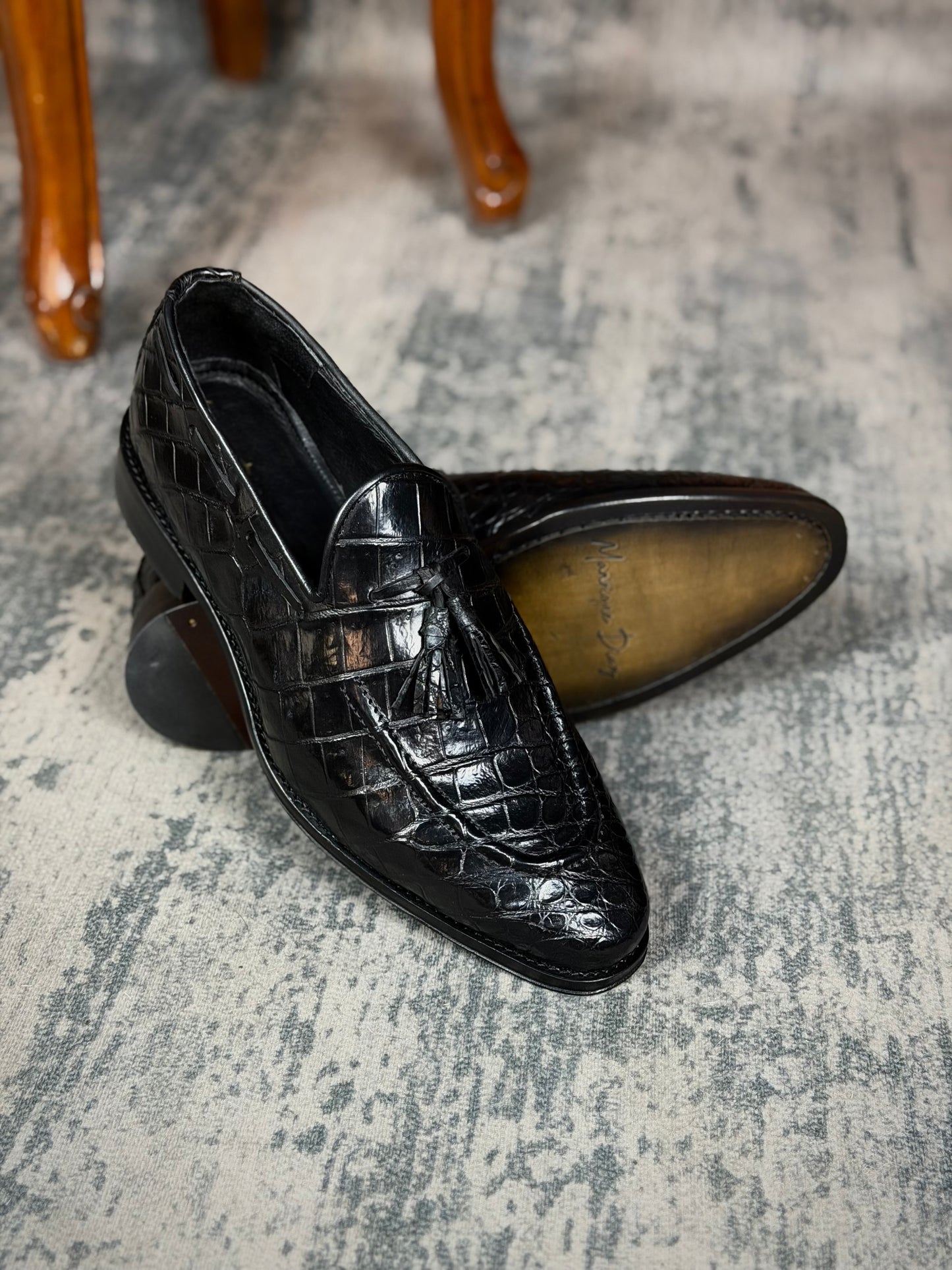 PORTUGAL COCODRILO BLACK