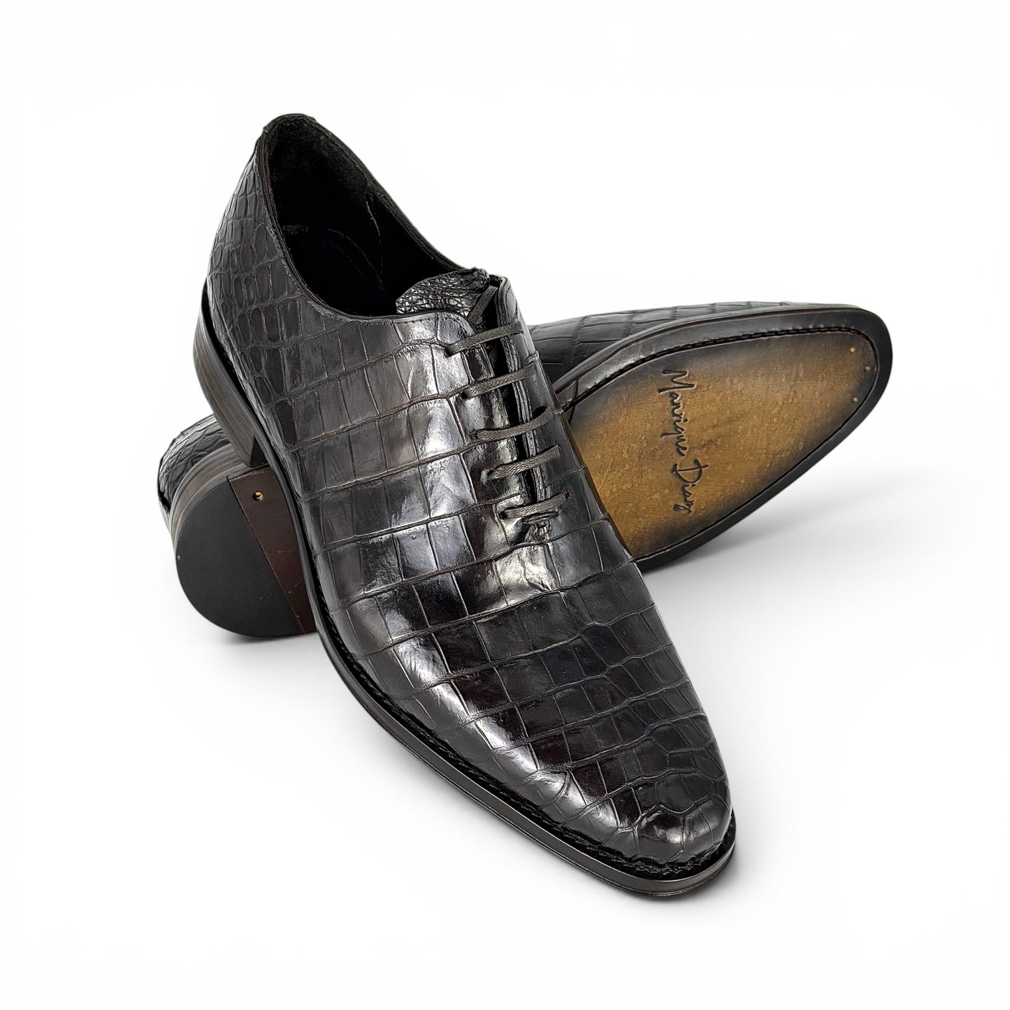 MÓNACO COCODRILO DARK BROWN