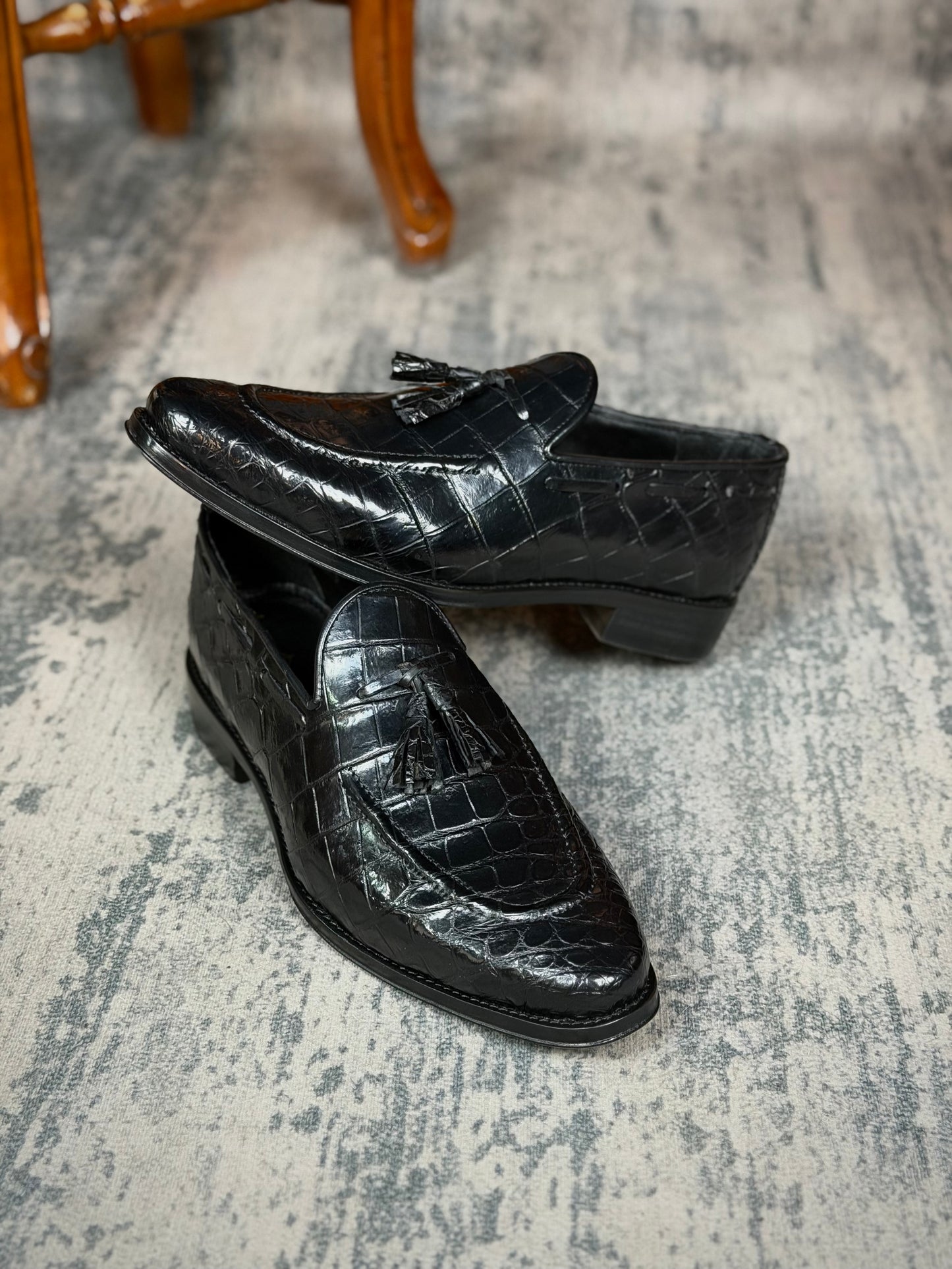 PORTUGAL COCODRILO BLACK