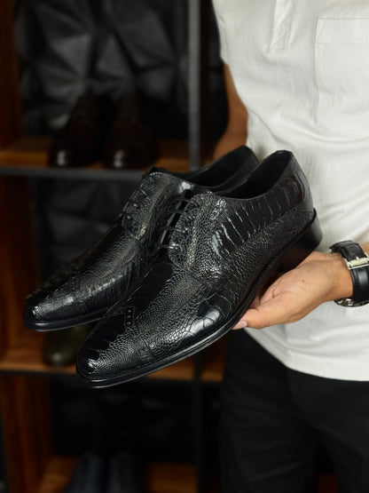 NIGERIA PATA DE AVESTRUZ BLACK