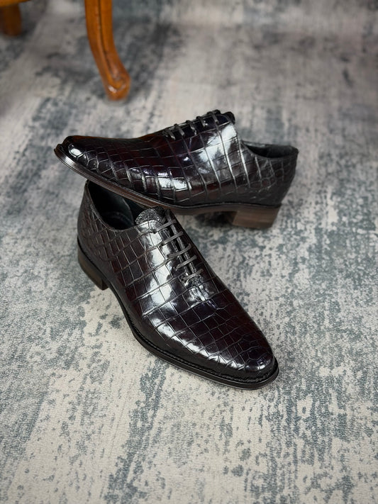 MÓNACO COCODRILO DARK BROWN