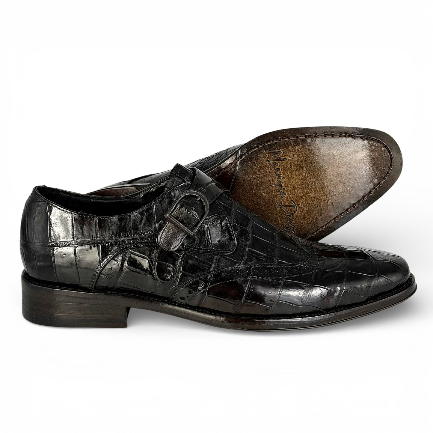 OSLO COCODRILO DARK BROWN