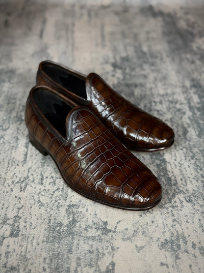 PALERMO ALLIGATOR BROWN