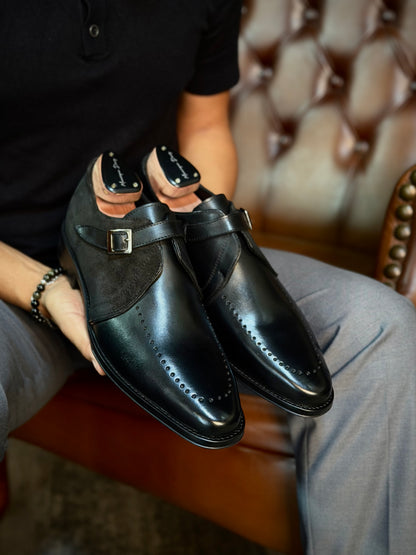 SUDÁFRICA LEATHER/SUEDE BLACK