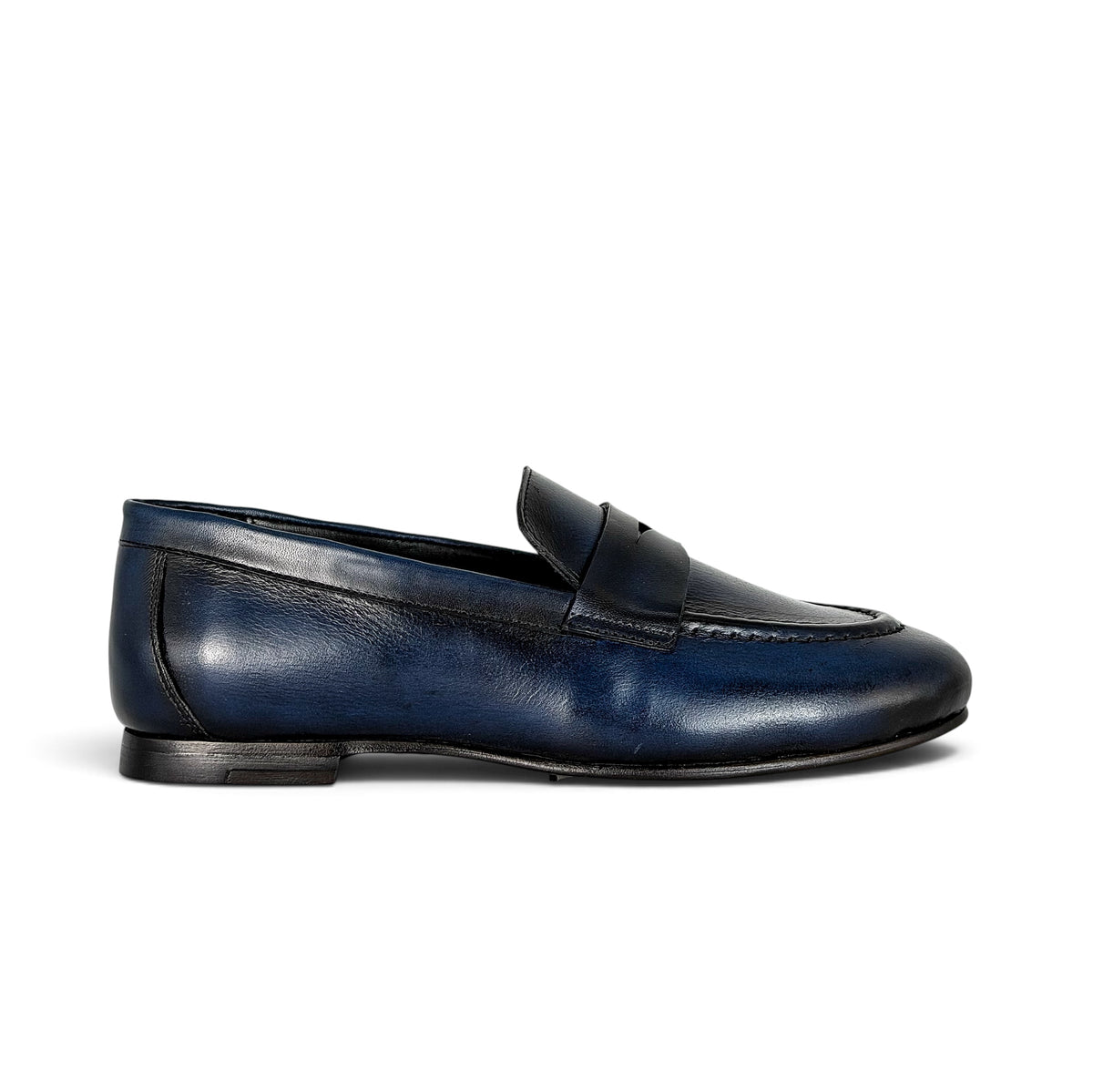 KENIA LEATHER BLUE