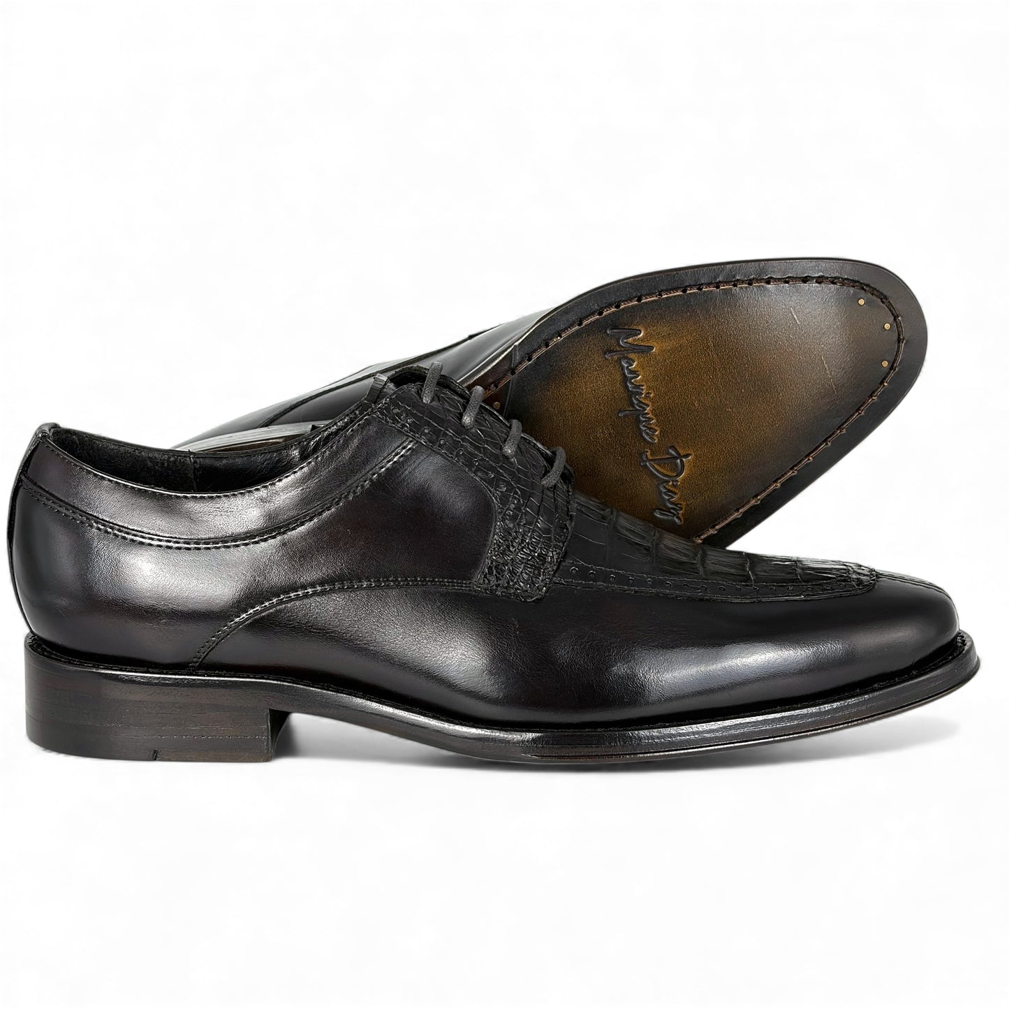 ITALIA W/COCODRILO DARK BROWN