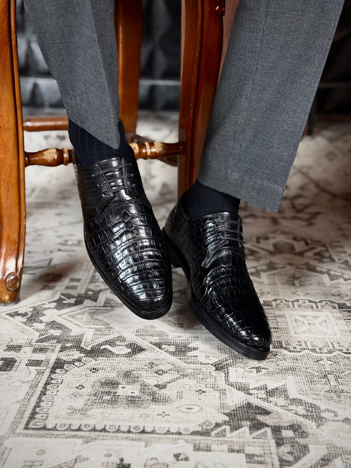 NORUEGA COCODRILO SIAMES BLACK