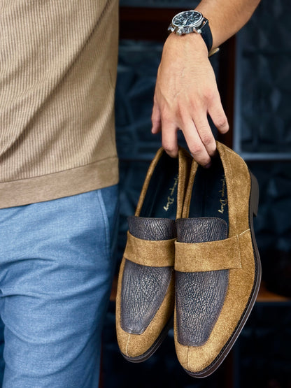 MONTENEGRO SUEDE/TIBURON BROWN