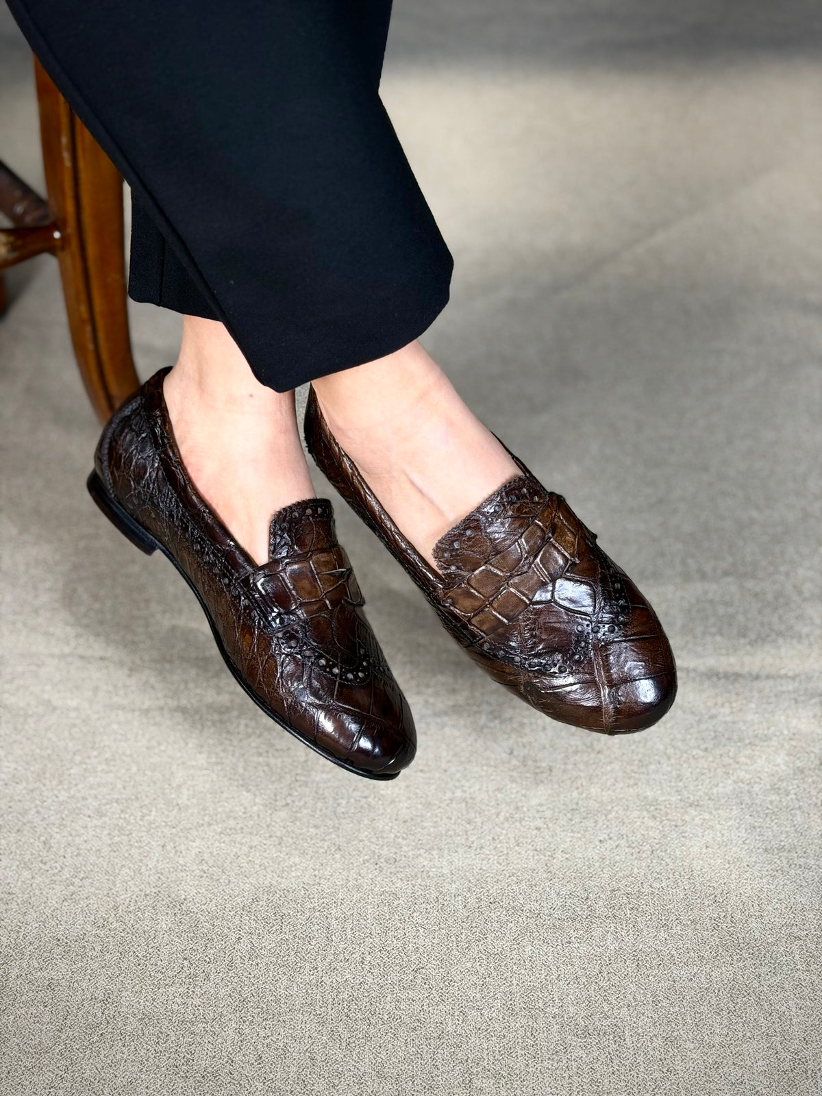VENECIA COCODRILO BROWN