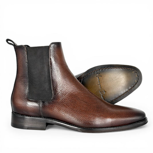 CHELSEA HIGH LEATHER BROWN