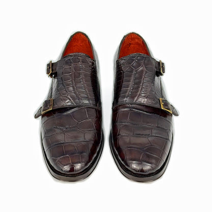 ROMA COCO-ALLIGATOR DARK BROWN