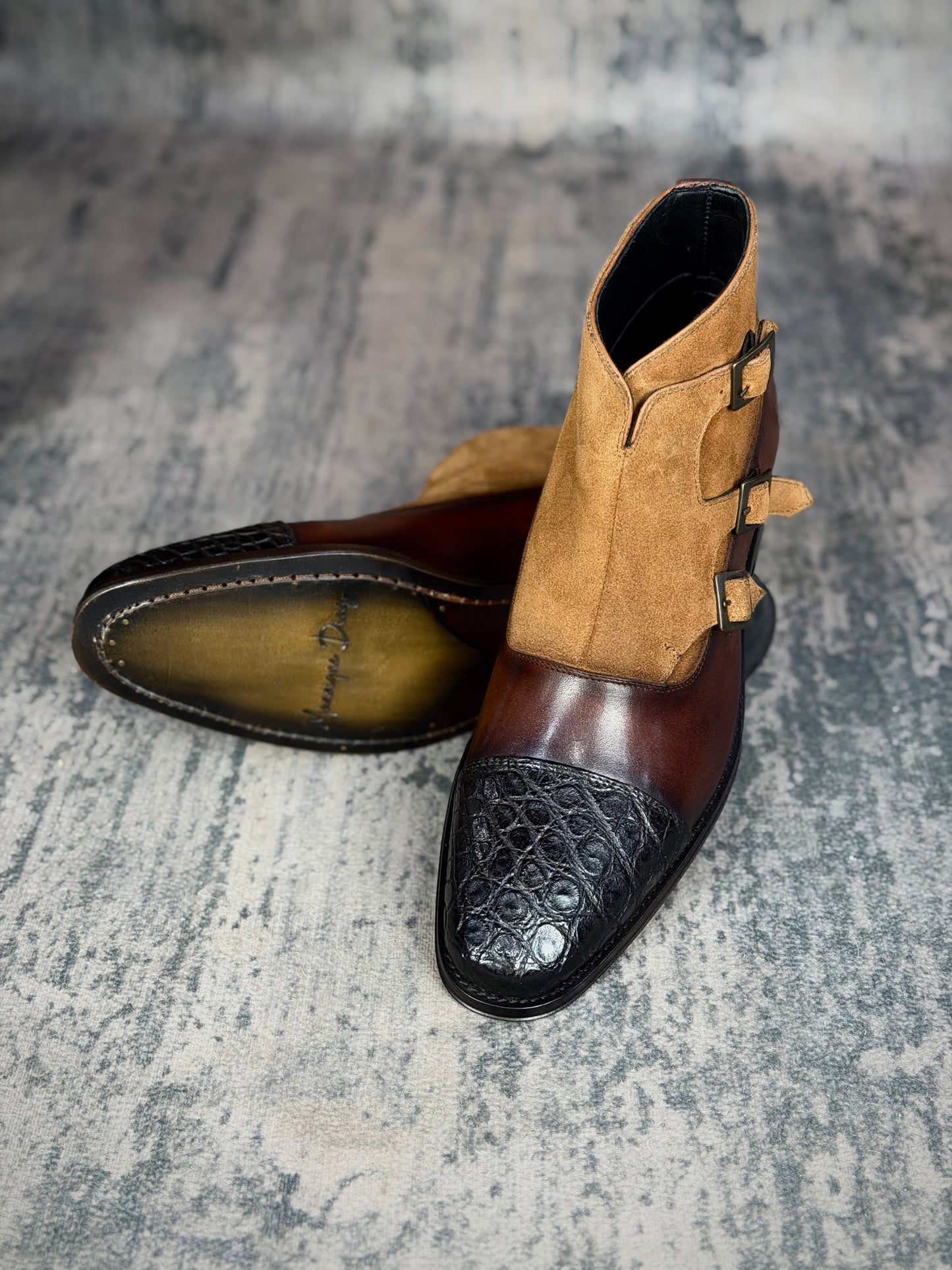 ARGELIA W/COCODRILO BROWN