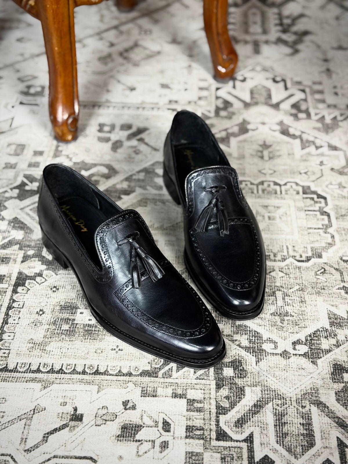 BOSTON LEATHER BLACK