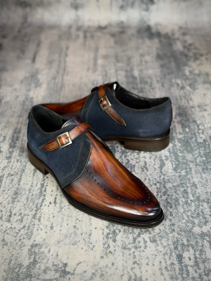 SUDÁFRICA LEATHER/SUEDE BLUE