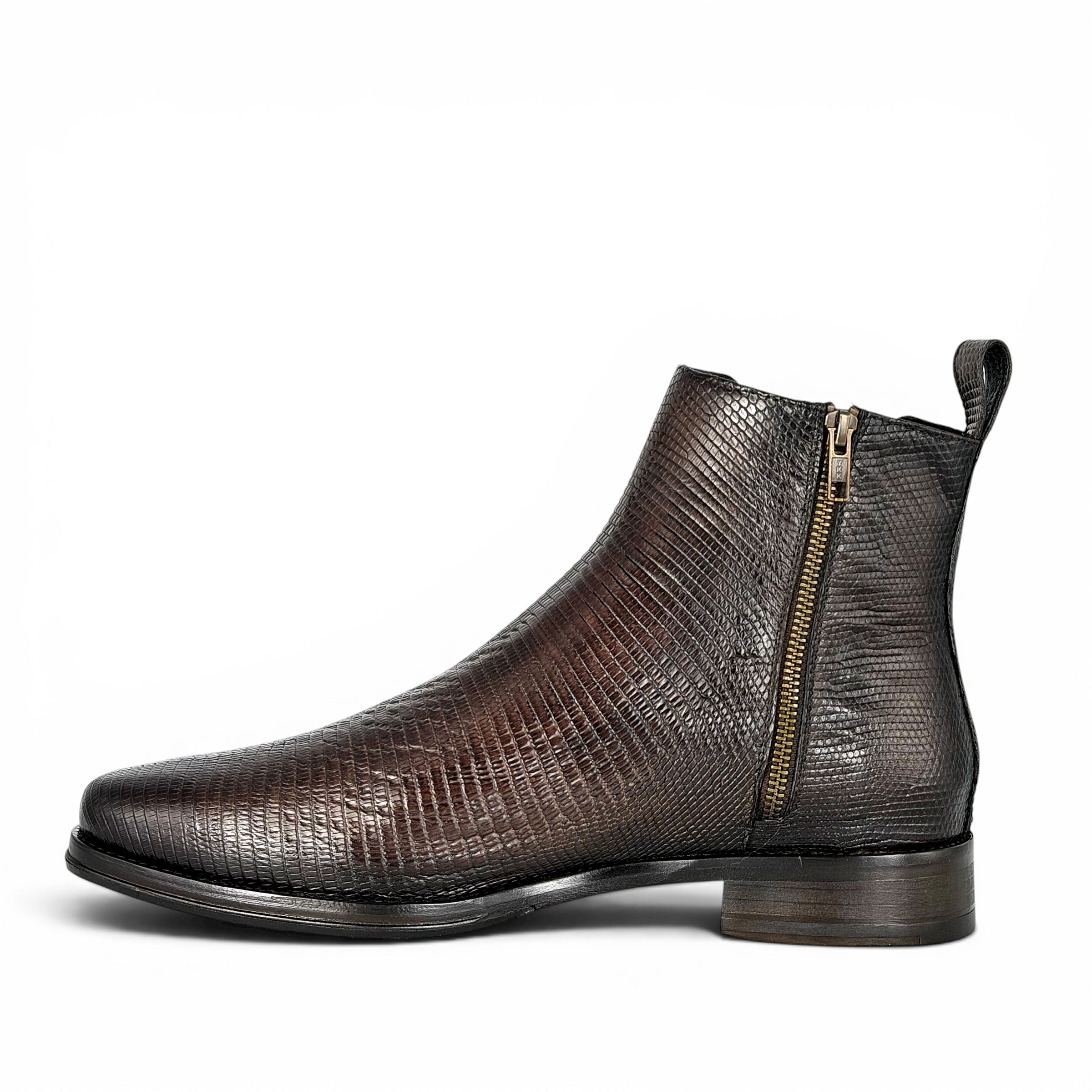 CHELSEA W/CIERRE LIZARD BROWN
