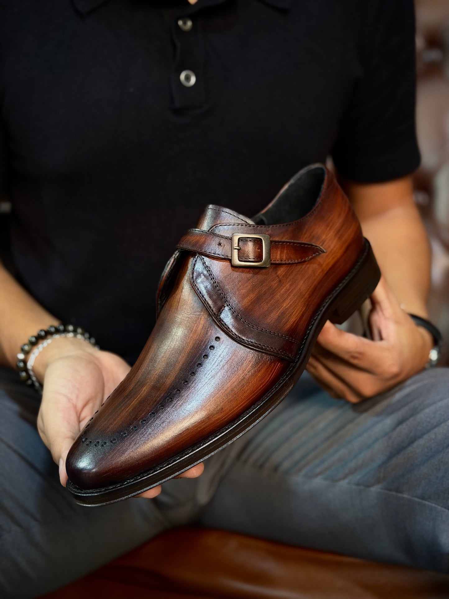 SUDÁFRICA LEATHER ST/BROWN