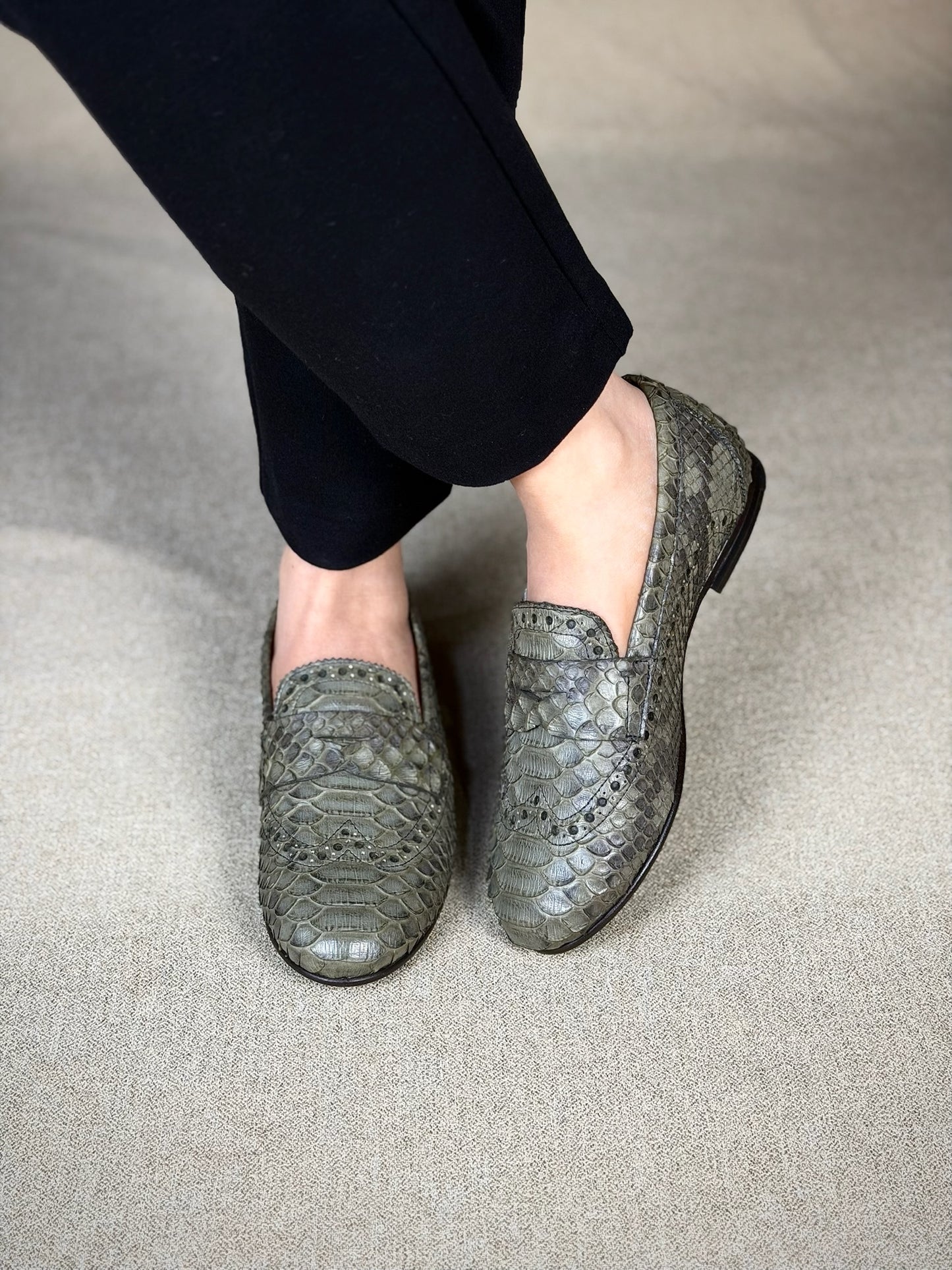 VENECIA PYTHON GREEN