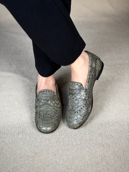 VENECIA PYTHON GREEN