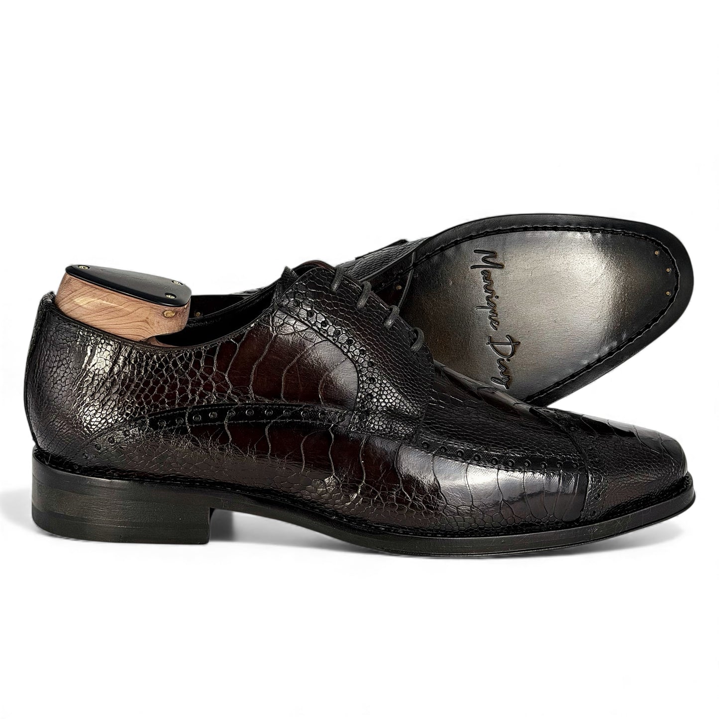 NIGERIA PATA DE AVESTRUZ BROWN