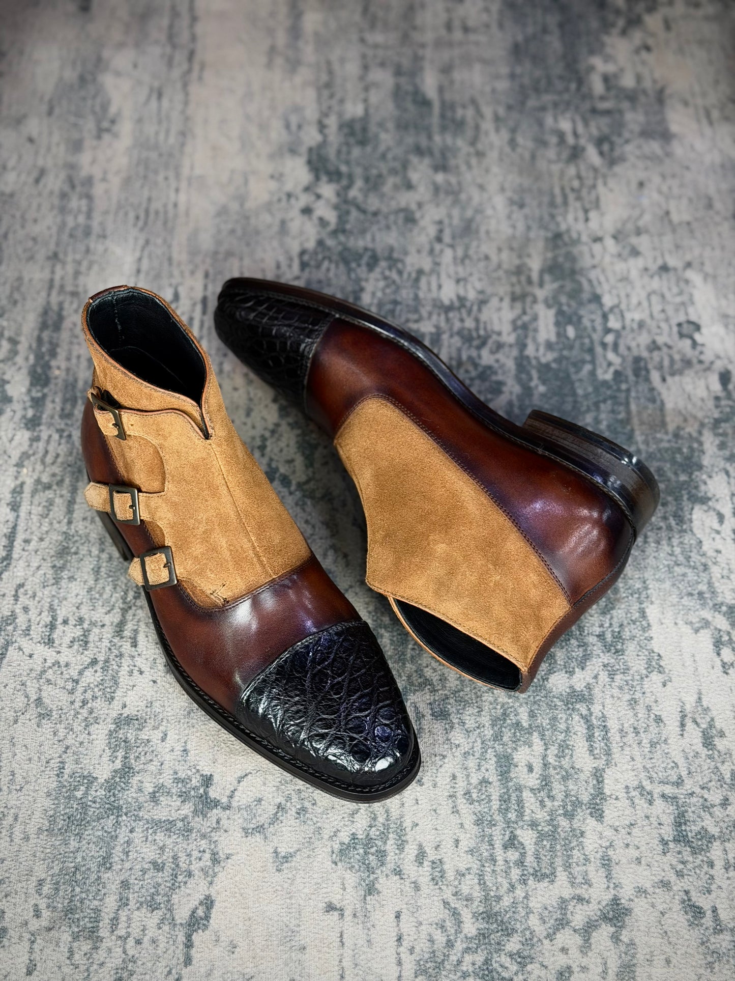 ARGELIA W/COCODRILO BROWN