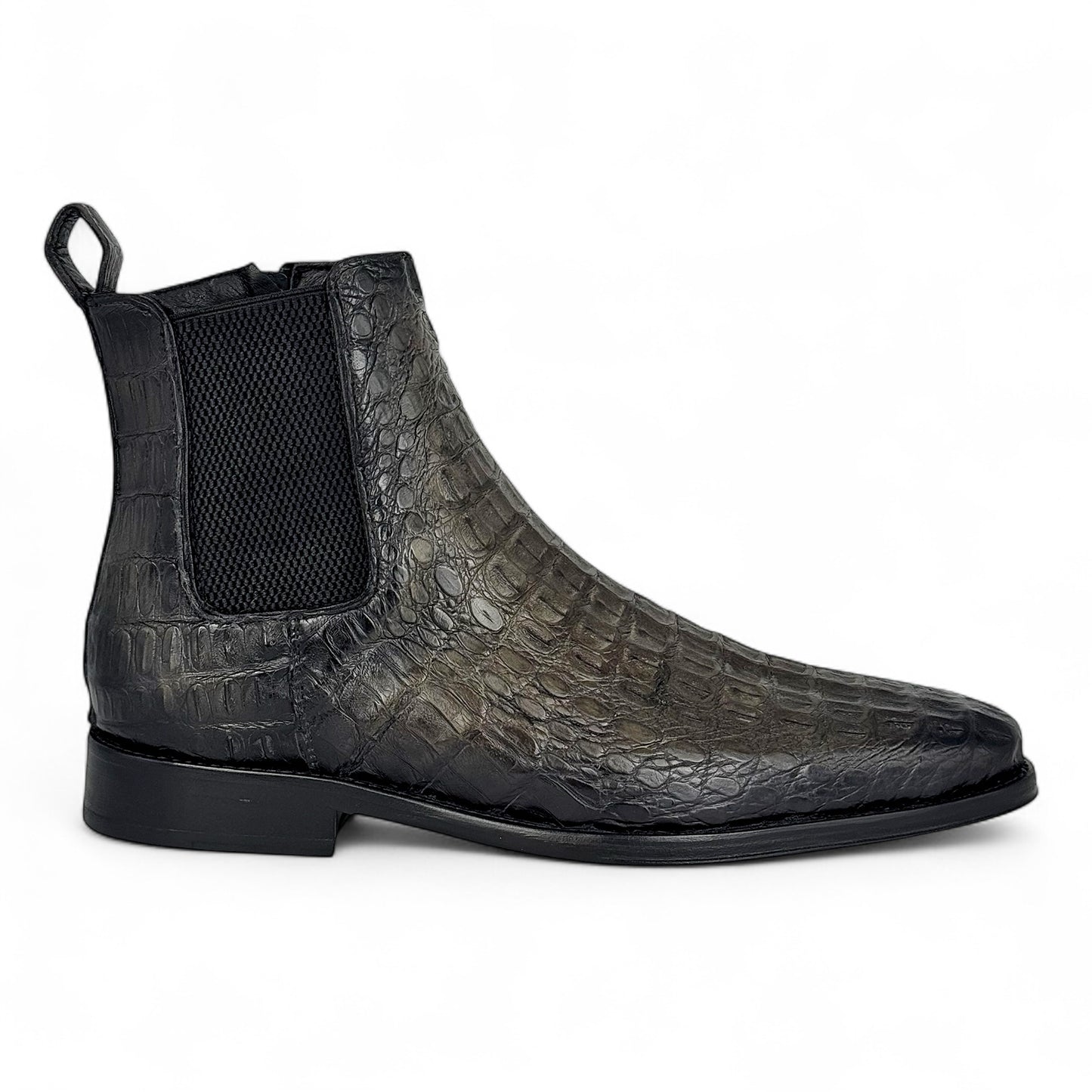 CHELSEA W/CIERRE LOMO COCODRILO GREY