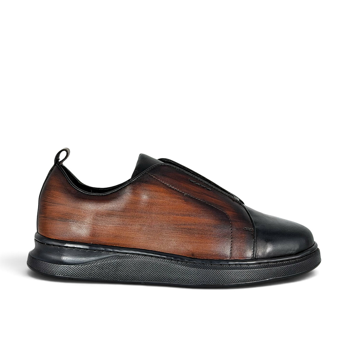 VALENCIA LEATHER BLACK PATINA