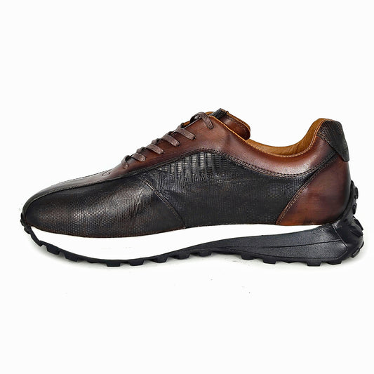 SEÚL W/LIZARD DARK BROWN