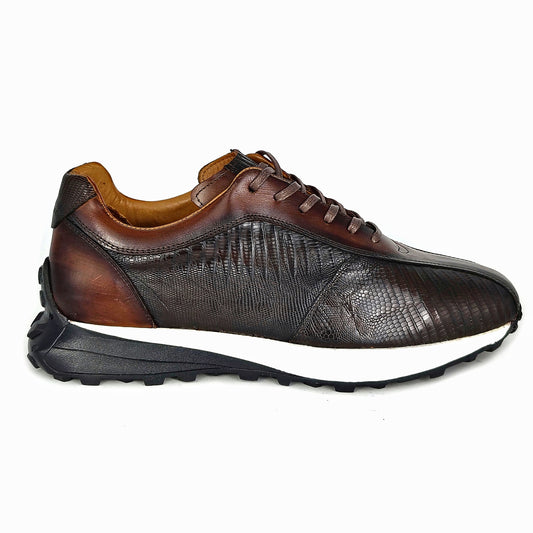 SEÚL W/LIZARD DARK BROWN