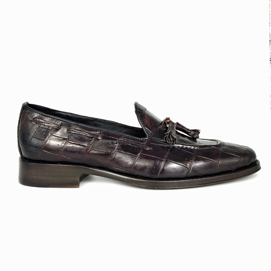 PORTUGAL COCODRILO DARK BROWN